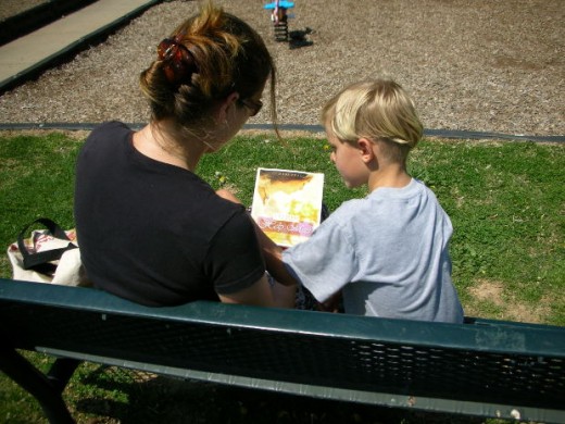 Reading to a child is one of the best ways a parent can spend time with a child.  If you can also tell them about famous people and share your values with them, they will benefit in even more ways.