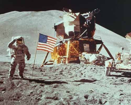 Why do so many people believe it was staged? Neil Armstrong left reflectors on the moon surface, We know he was there.