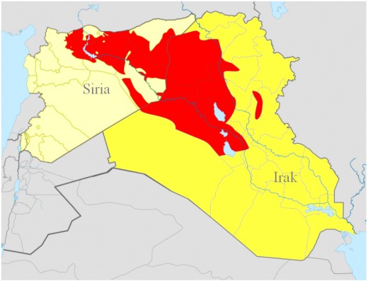 Red=Now under Daash control