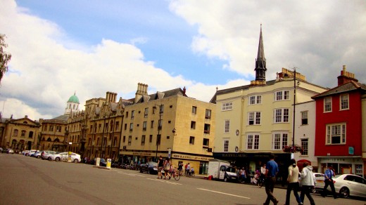 The first view of the town