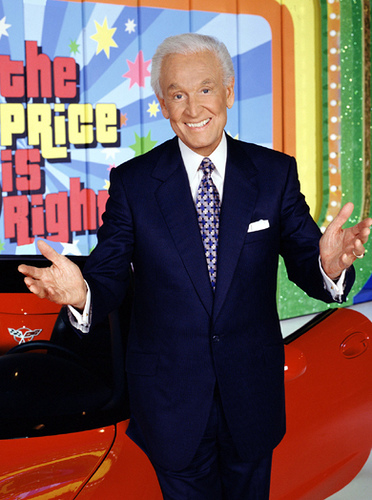 Bob Barker on The Price is Right Stage
