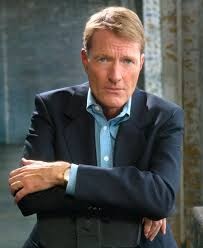 Picture of author Lee Child. Lee Child is actually his pen name. This British author who was never in the military, he was born Jim Grant. Jim Grant is another famous author, so perhaps that is why he uses a pen name.
