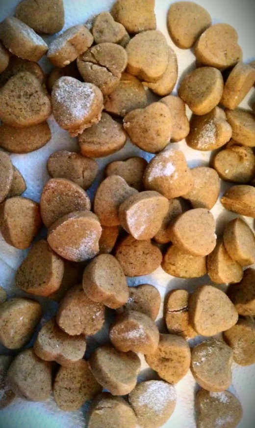 Gingerbread mini hearts for Valentine's Day