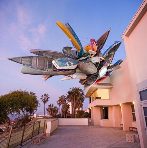 Sculpture at San Diego Museum of Contemporary Art: San Diego, CA