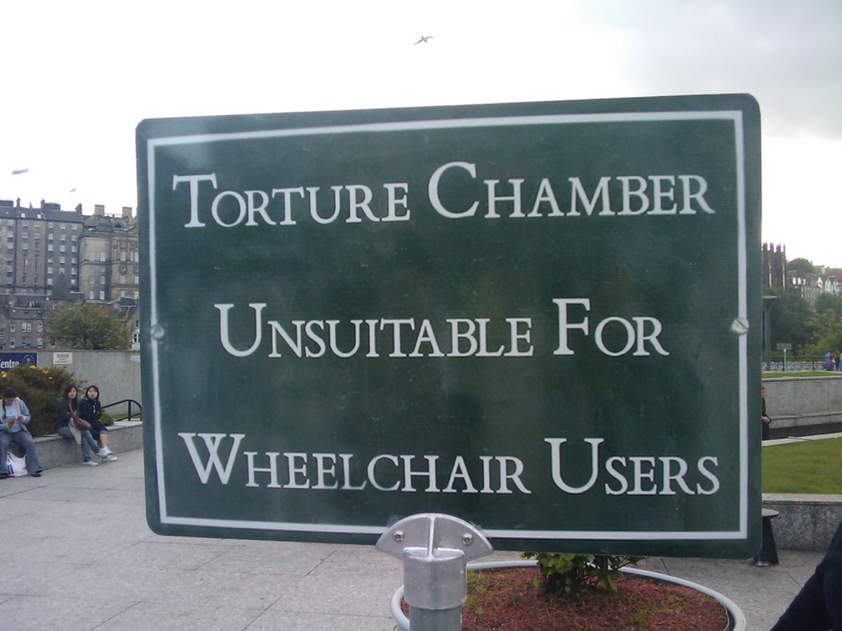 Uh...wouldn't that put you IN a wheelchair?