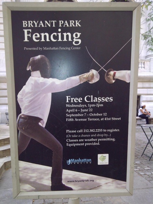 Free fencing. I'm not making up.