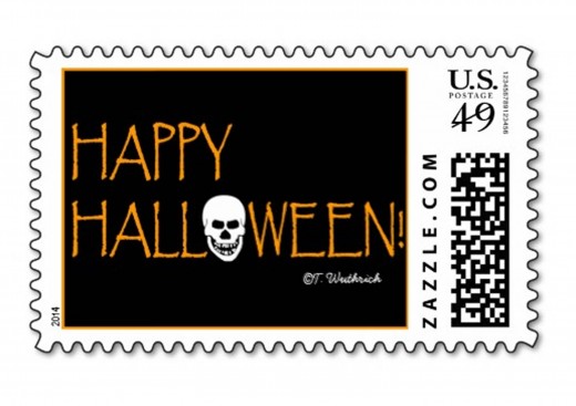 Grinning Skull Postage can be found by clicking on the blue text link in the opening paragraph.