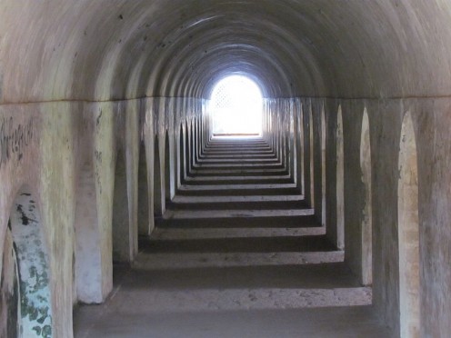 Corridors of St. Angelo Fort.  What a beautiful construction!