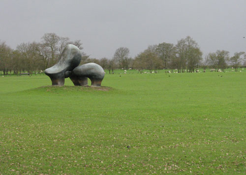 Sheep Piece by Henry Moore