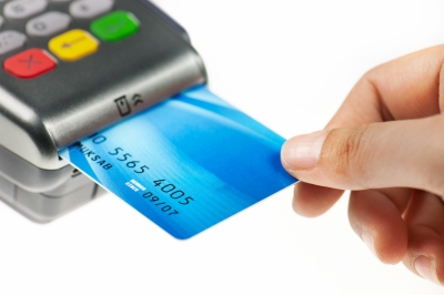 Using credit card to buy goods