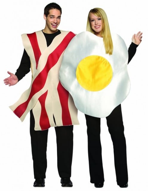 Bacon and Eggs Halloween costume for couples