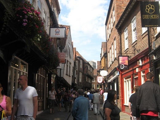 The Shambles in the city of York was a medieval street that has survived into the 21st century.
