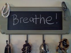 Writing it down is a great way to remind yourself to breathe, and breathe.
