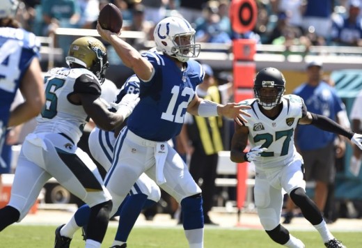 Luck had a HUGE game against Jacksonville. 