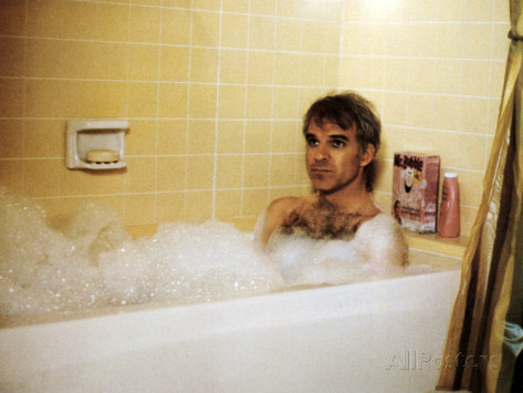 Steve Martin as "The Jerk," in the bathtub scene