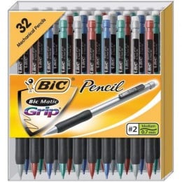 Bic Matic Grip Mechanical Pencils, 32ct.
