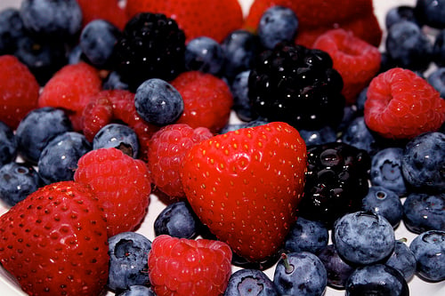 Berries are excellent sources of fiber. Photo by The Wandering Angel.