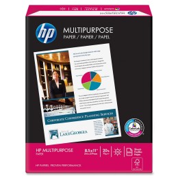 HP Multipurpose Copy/Laser/Inkjet Paper, 96 Brightness, 20 lb, Letter Size (8.5 x 11), 500 Sheets (11200-0)