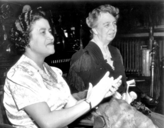 Crystal Bird Fauset with Eleanor Roosevelt