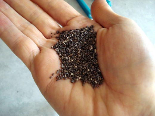 Chia seeds are very little seeds (1 mm), which have many nutritional benefits. 