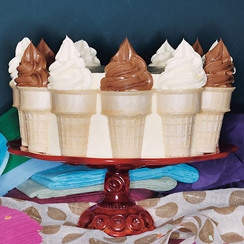 Ice Cream Cone Cake