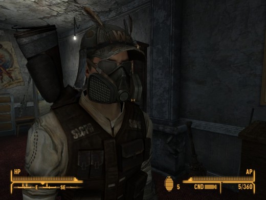 Honest Hearts DLC hat, sunglasses and mask