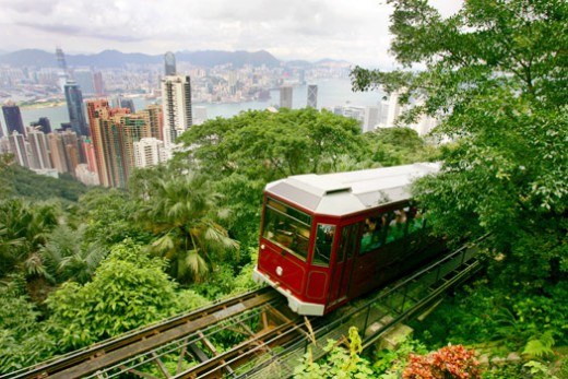 Victoria Peak. A mountain in the western half of Hongkong Island. A major tourist atrraction that offers view over Centrral, Victoria Harbour.