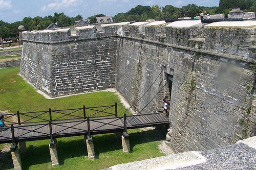 Entrance Today To The Old Spanish Fort.