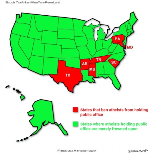 Could the entire U.S. be wrong about atheists governing them?