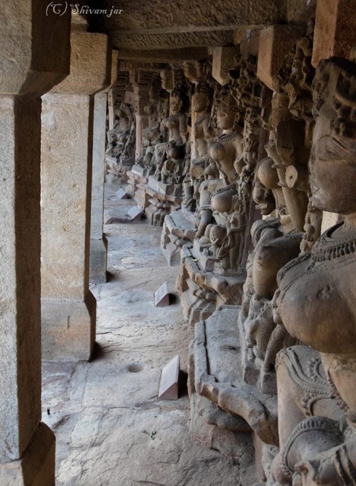 Idols of Chausath Yogini Near Marble Rocks