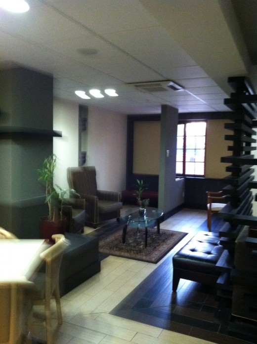 Lobby and Business Center outside the Free Breakfast Area
