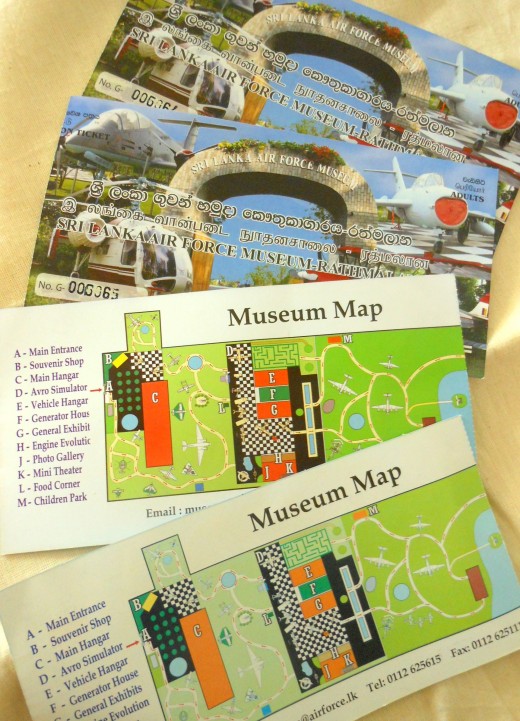 Entrance Ticket with the Map