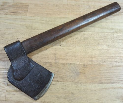 Some like this was stastioned at our roof- a hand tool cutter/chopper/axe.