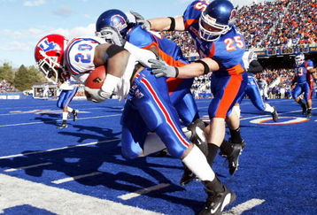 BSU Broncos on the Smurf Turf.  Image from Google Images