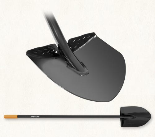 Worlds Best Shovel-Fiskars Long Handle Digging Steel Shovel 