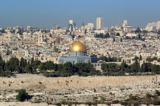 Jerusalem, the city coveted by all three Abrahamic faiths.