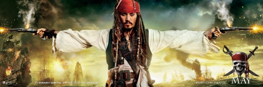 An all-time favourite adventure blockbuster hit, The Pirates of the Caribbean: On Stranger Tides -- 'Just the tip of the iceberg' on "Netflix Instant"