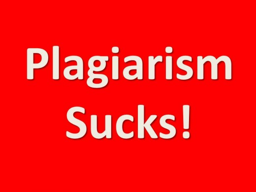 Would you agree that plagiarism sucks?