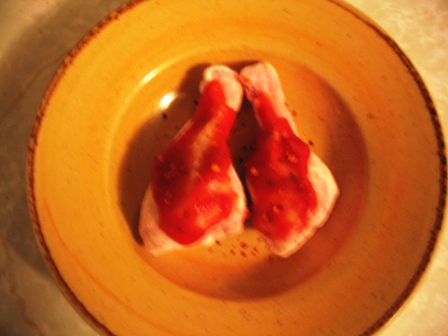 frozen chicken legs, with hot sauce frozen chicken legs, with hot sauce