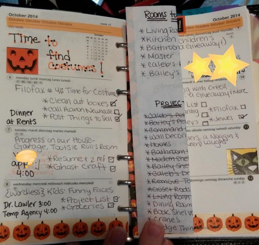 Here are Some of the Things I Write in my Planner