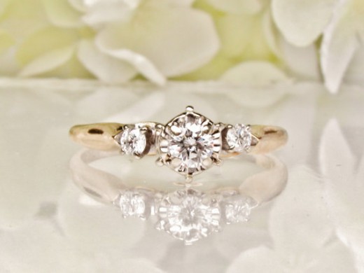 Vintage engagement rings $1000