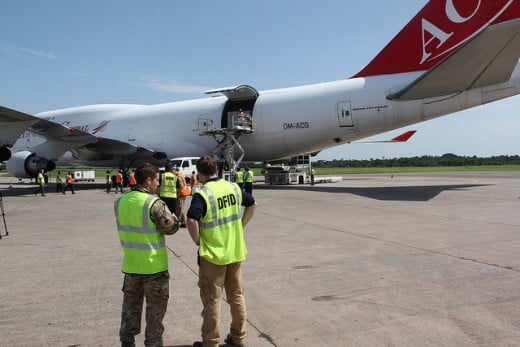 Aid arriving in Sierra Leone to fight Ebola