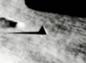 This little known photo of a perfectly shaped pyramid on the Moon clearly shows that it is not a rock or other debris.