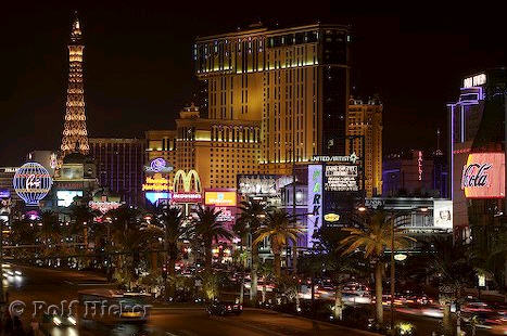 las vegas at night