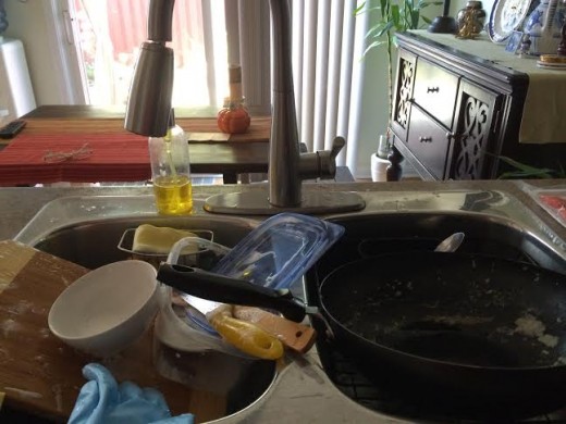 Dishes! We meet again you dirty bastards!