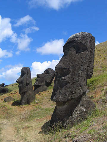 Statues Found in Easter Island