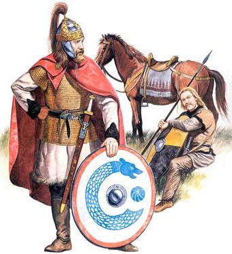 An ancient Gothic warrior.