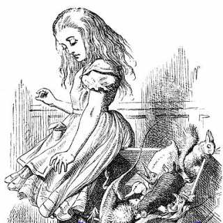 Images such as this classic from Alice in Wonderland are public domain.