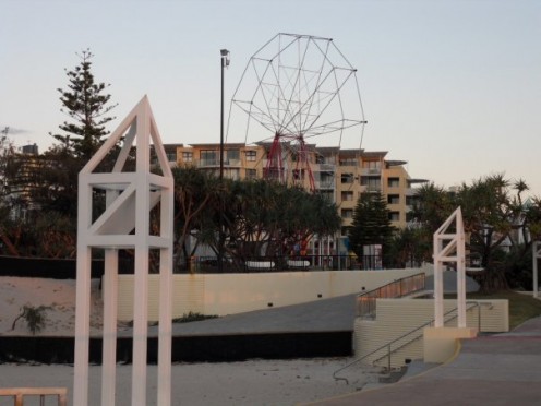 Roadway into the hotel
