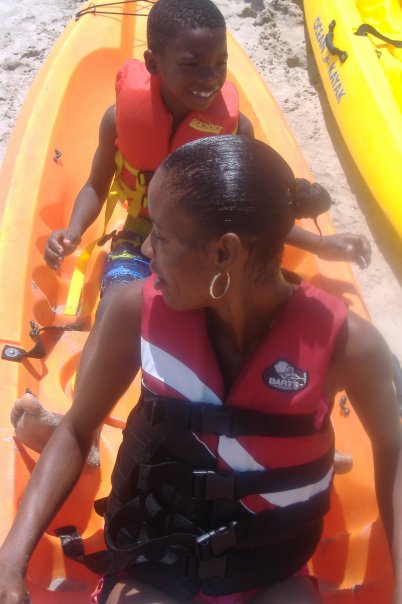 About to go kayaking  